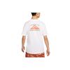 Nike Trail Dri-Fit Scenic Print Crew Neck Short Sleeve T-Shirt Men Tops White FD0121-100