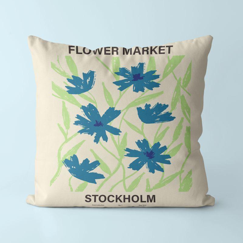 Beautiful Floral Pillow Nordic Cushion Ins Style Living Room Pillow Sofa Cushion Fresh Office Seat Cushion