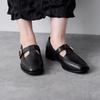 Black 235 HIMIMO/Himiko/Square T-Strap Shoes/641303