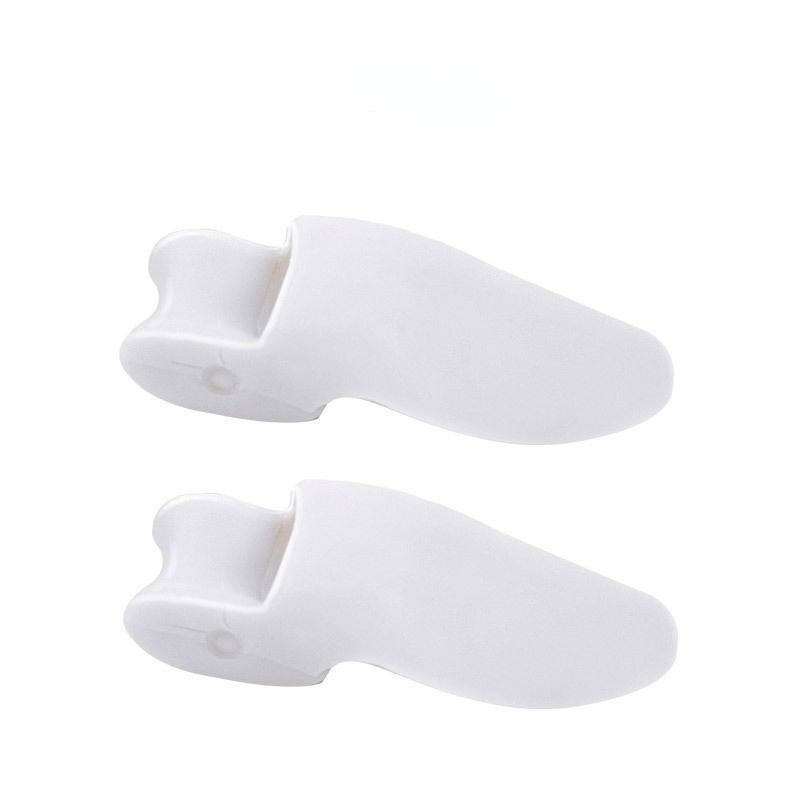 Séparateur de protection des orteils et du pouce en Gel de Silicone, 1 paire, lisseur d'hallux, coussinets de soulagement des soins des pieds