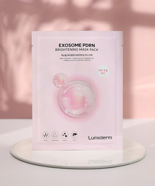 Lumiderm Exosome PDRN Brightening Mask Pack