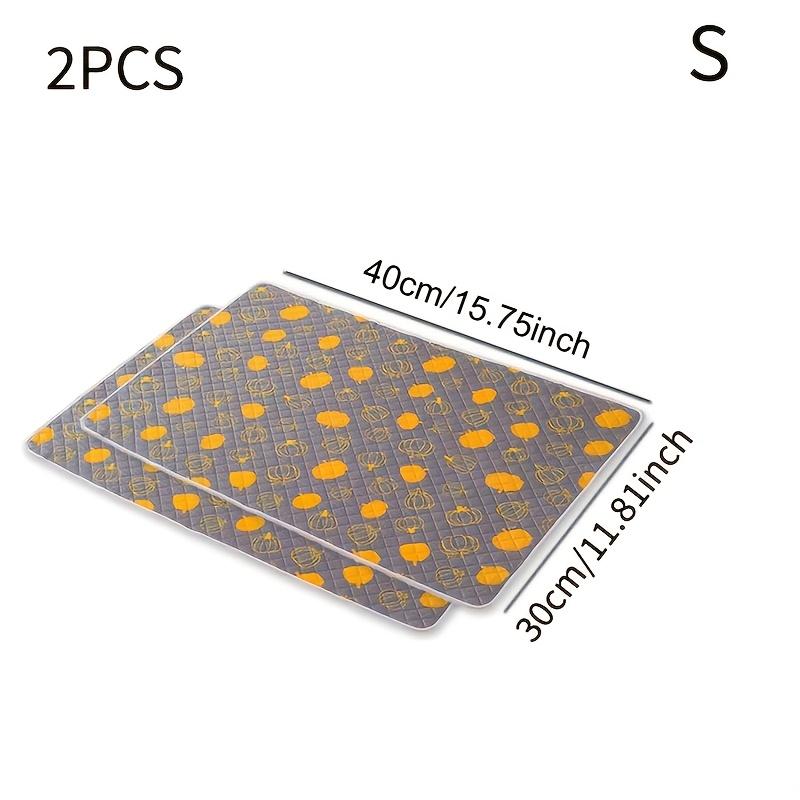 

KEMORELA 2PCS Washable Reusable Dog Training Mats Designed for Pet Training Ideal for Cars Sofas Living Room Outdoor -Home Decor