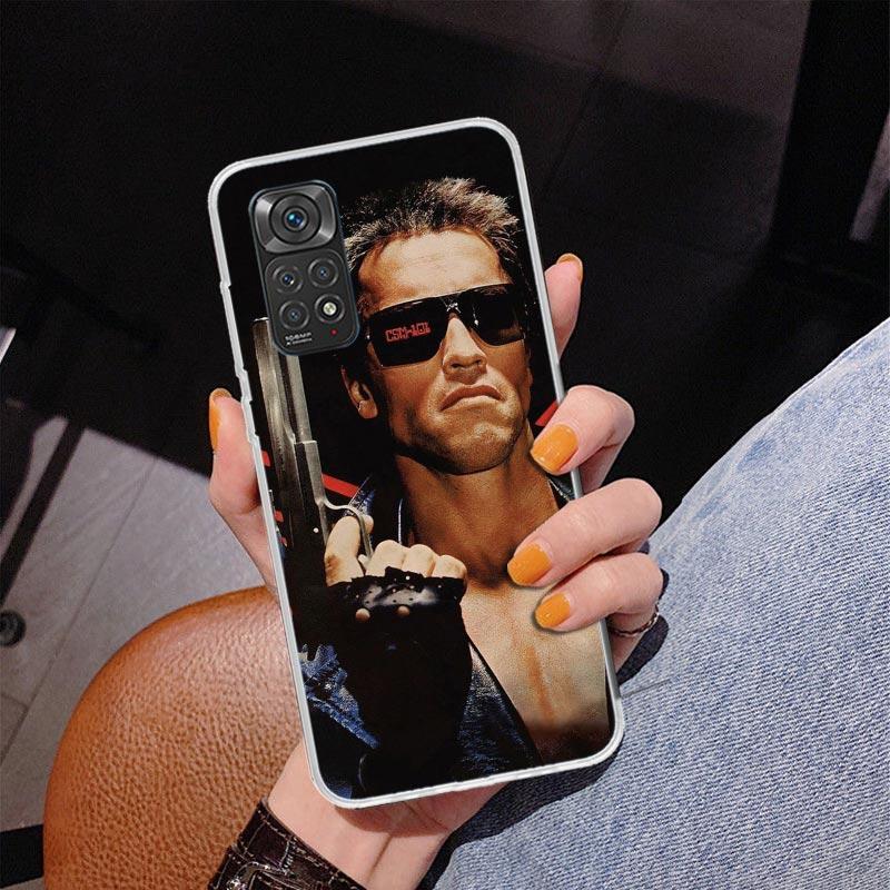 Arnold Schwarzenegger Terminator Phone Case For Xiaomi Redmi Note 15 14 13 12S 12 11 Pro Plus 14S 11S 11E 10 10S 11T 5G Personal