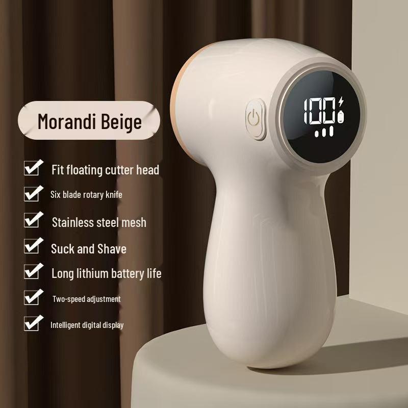 Rechargeable Digital Fabric Shaver with Display