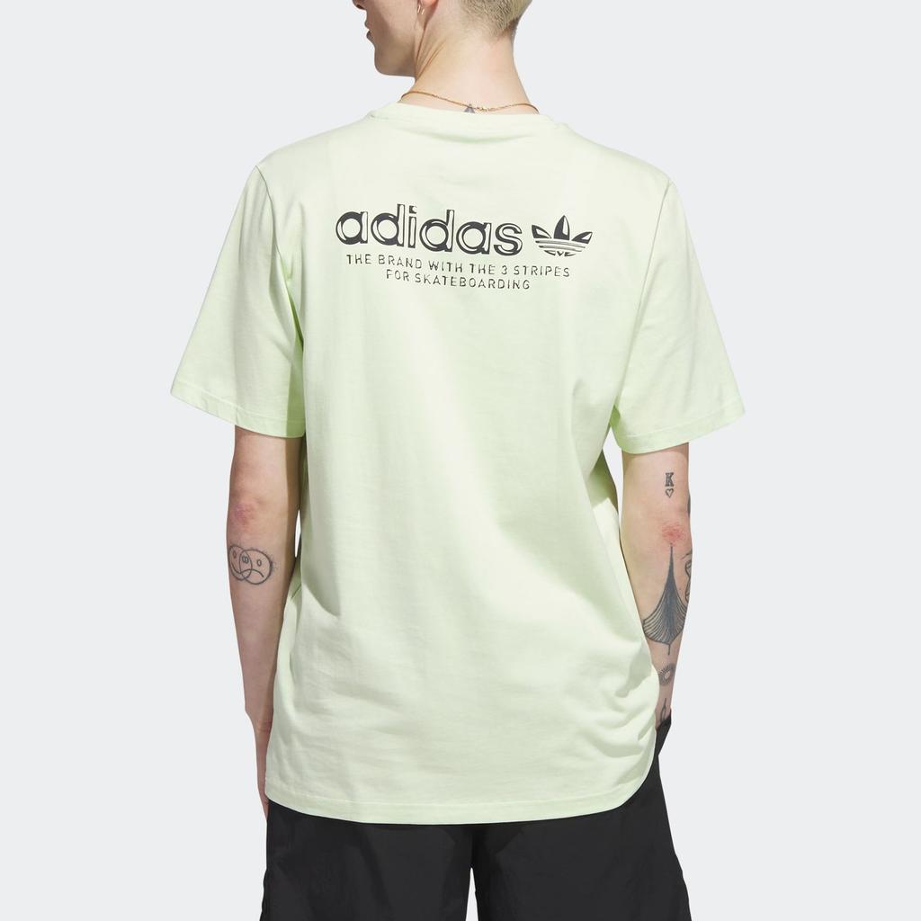 Adidas Originals Trefoil Logo Sporty Loose T-Shirt Men Tops Acid-Lime-Green HS3029