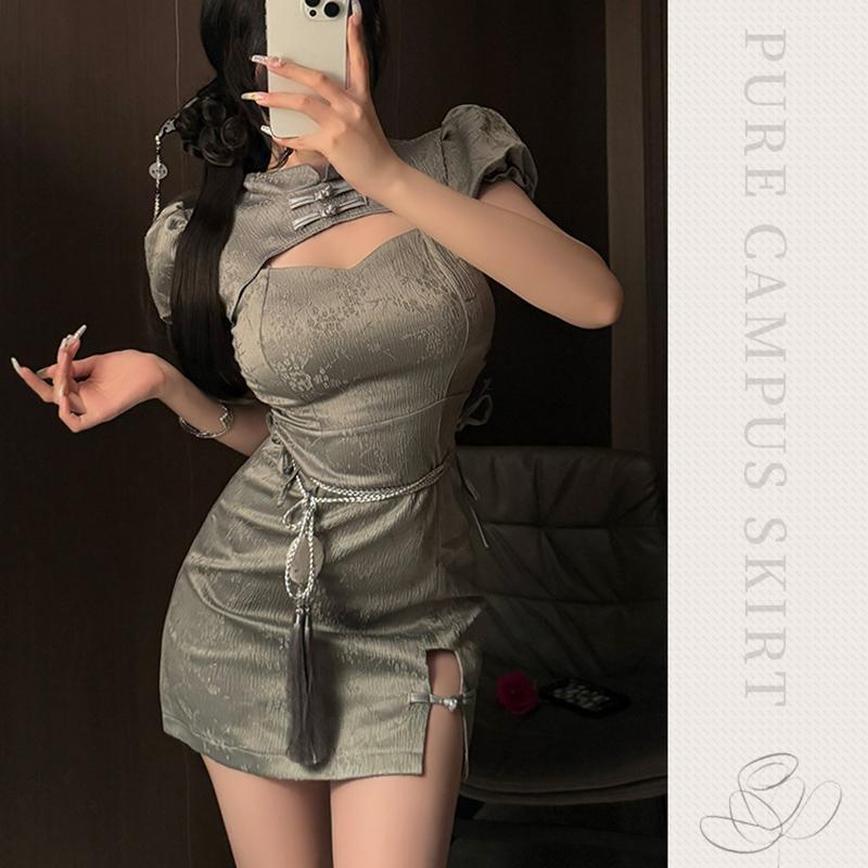 Νέο κινέζικο σέξι εσώρουχο Cheongsam Pure Desire Seduces Sex Appeal Στολή φόρεμα