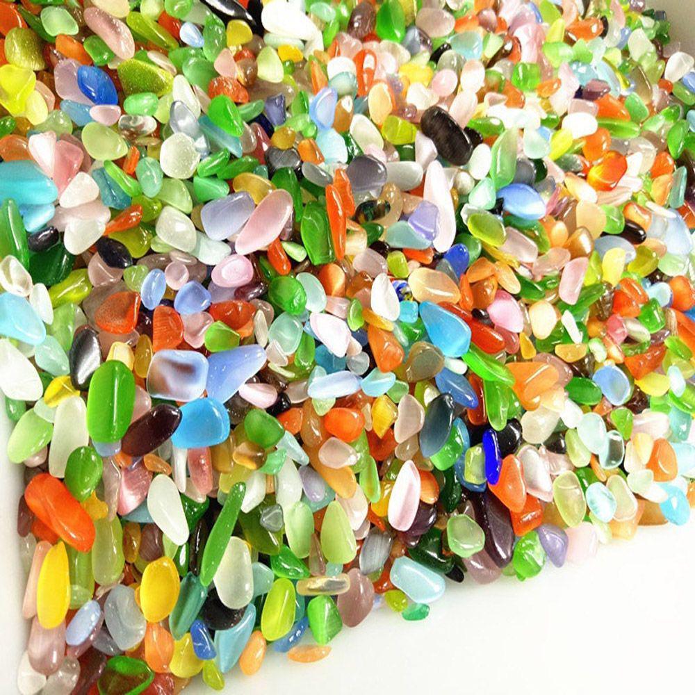 Healing Decoration Tumbled Stones Irregular Micro Landscape Opal Stone Fish Tank Decoration