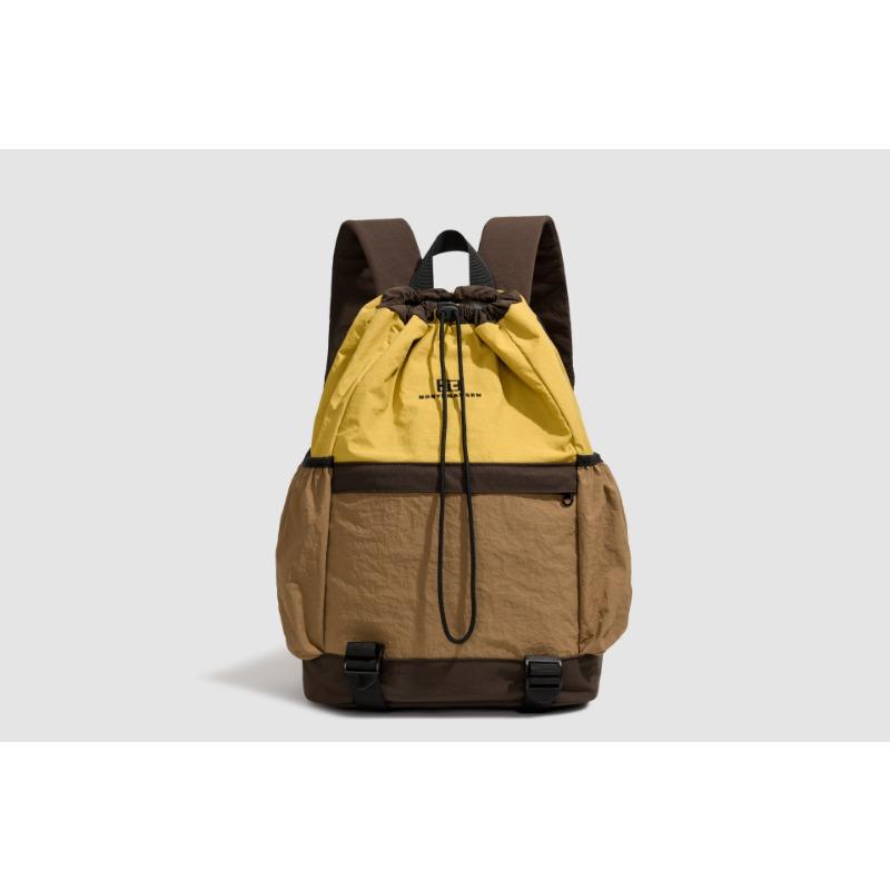 

Outdoor Sports Backpack, Lightweight Backpack, Large-capacity Sports Drawstring Travel Backpack, Hiking Bag One Size жовтий