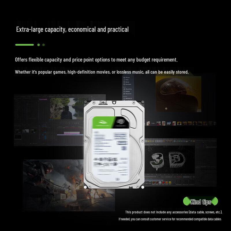 Seagate BarraCuda 2TB 3.5-inch SATA Desktop Hard Drive