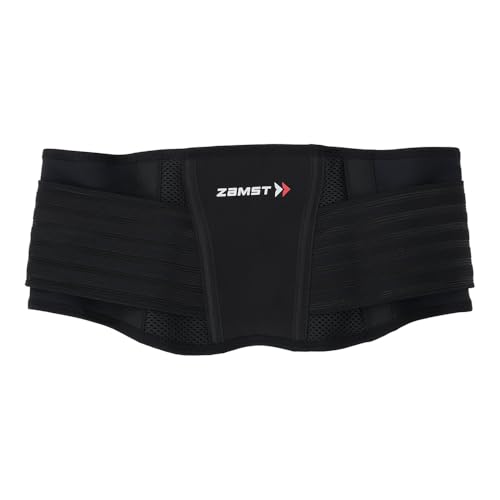 ZAMST ZW-5 Waist Support Belt for All Sports and Everyday Use, Black, Size M, 383502