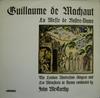 LP Record GUILLAUME DE MACHAUT JOHN MCCARTHY  La Messe De NostreDame TUD0430 Tudor Switzerlan Classical Used