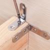 30/1Set Corner Bracket Stainless Steel Furniture Cabinet Fastener Woodworking Shelf Table Chair Support Metal Bracket with Screw