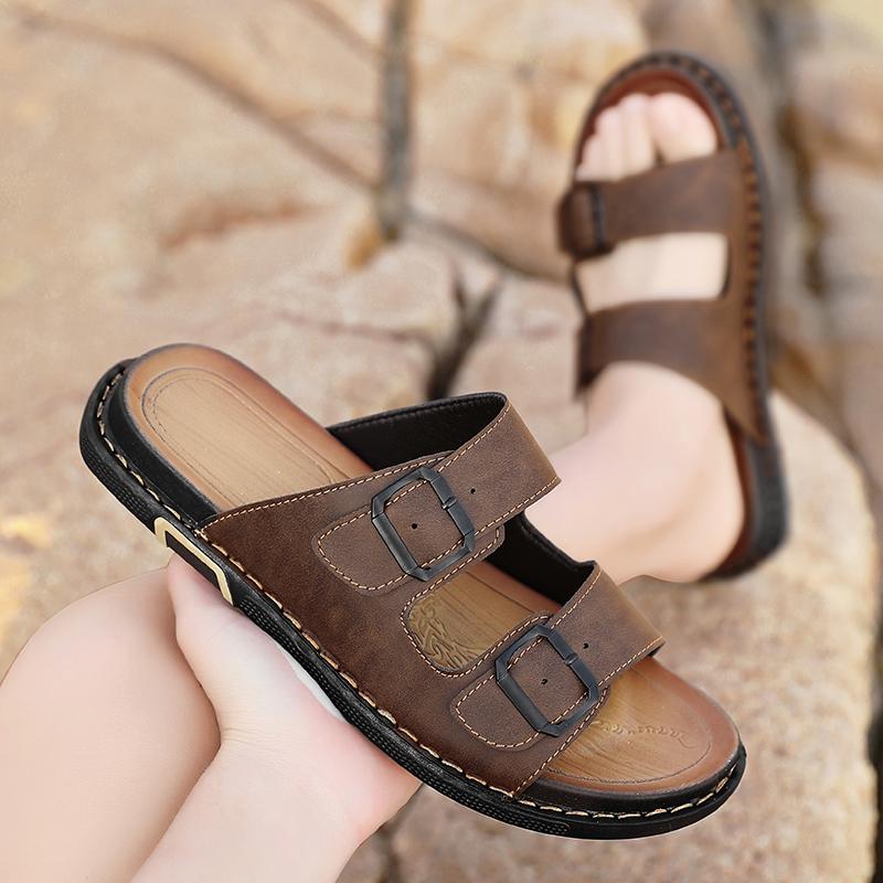 Fashion Trendy Young Men's Slippers Comfortable and Lightweight Daily Style Beach Outdoor Street Walking Plus Size Hot Selling Shoes