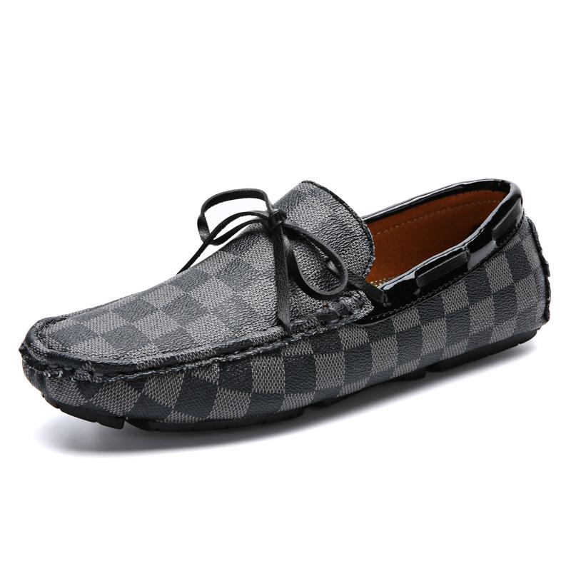 Loafers Leather Shoes for Men Golf Work Business Men's Mirror Luxury Footwear Designer Skate Cricket Stylish Casual Flat Shoe