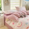Four-piece Cartoon Single-piece Bedding Dormitory Bed Sheet Quilt Cover Ins Quilt Cover Three-piece Set Spring