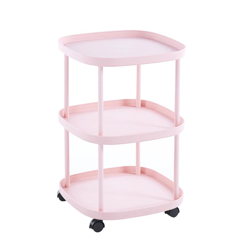 Compact Coffee Table with Storage Shelf for Bedroom or Living Room