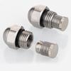 Stainless Steel Fine Atomizing Mist Nozzle 0 3 1 5mm Orifice 1/4 BSPT Thread for Dust Cooling and Landscape Fog Systems