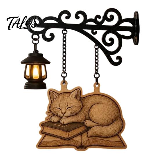 Illuminazione Retro per Libreria Lampada Decorativa con Fermalibri Integrati Lanterna da Biblioteca in Ferro per Angolo Lettura Decorazione Unica per Ufficio Domestico LED Libro