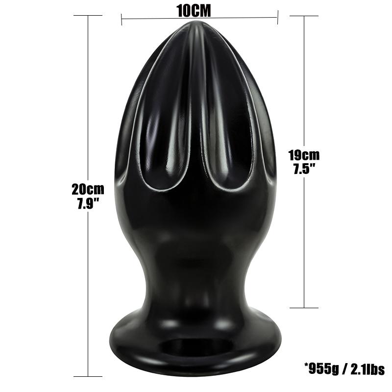 Multi-Size Eiform Analer Butt Plug Riesige Analperlen Analstimulation Expansions-Trainer Anal Sexspielzeug für Erwachsene Frau Mann