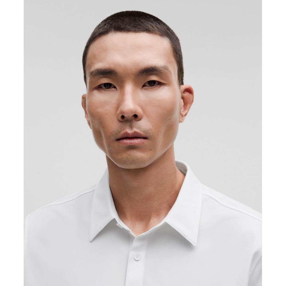 Lululemon New Venture Long Sleeve Shirt  Updated Classic Fit White