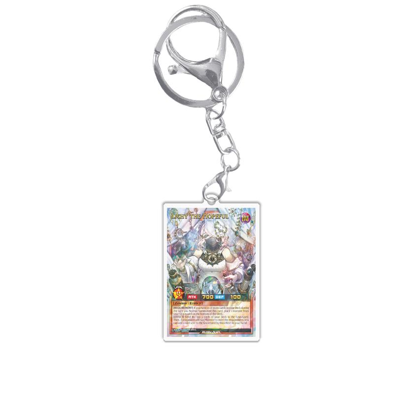 Keychains for Yugioh Rush Duel Rd Princess Cosmos Deathtacle Acrylic Pendant Backpack Ornament Decoration Anime Game Fans Gift
