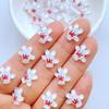 50Pcs New Cute Resin 11*12mm Cartoon Small Hand Series Flat Back Fit Phone Deco Parts Embellishments for Hair Bows Accessories