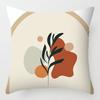 Morandi Abstract Artistic Patterns Throw Pillow Cover with Short Plush Print for Living Room Sofa Decoration Cushion Cover