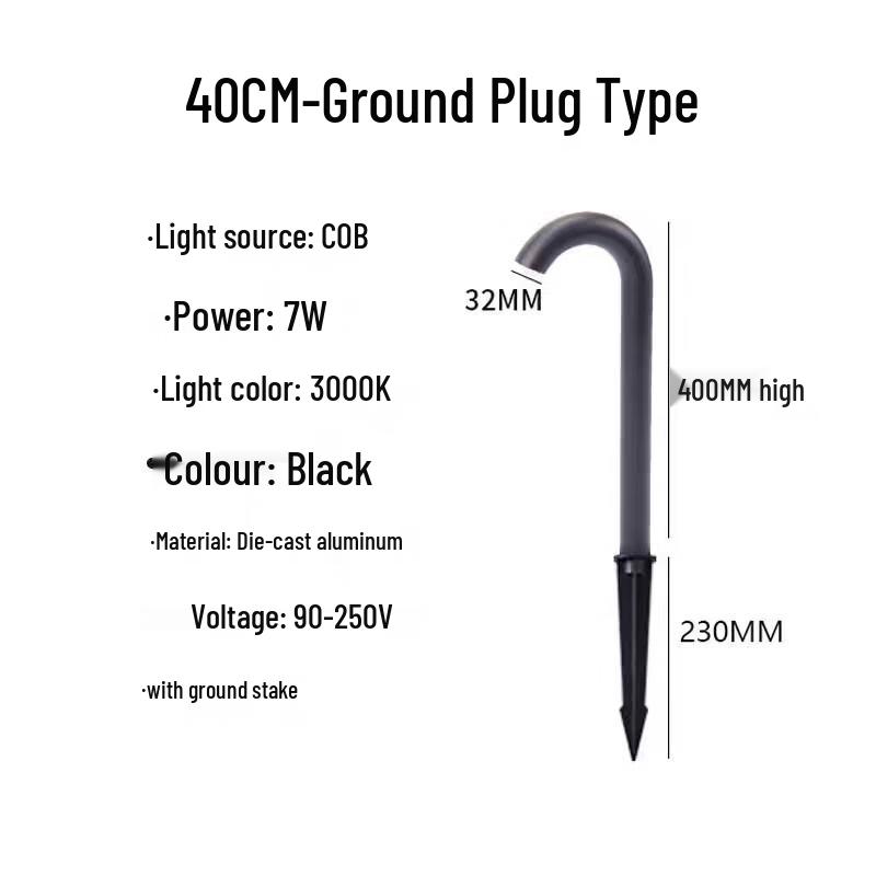 Nordic Style Outdoor Lawn Lamp
