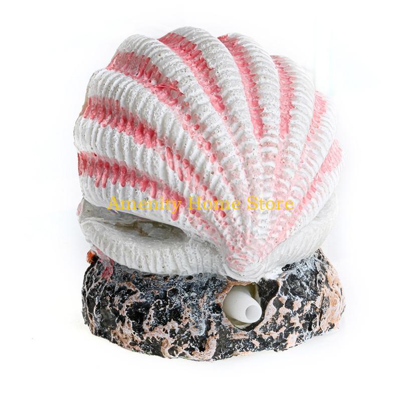 

F26C Aquarium Air Bubble Stone Coral Shells Ornaments Fish Tanks Decorations Artificial Resin Decor Safe and Harmless China Mainland