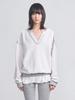 CERRIC Cr V-Neck Sweatshirt _ Gray