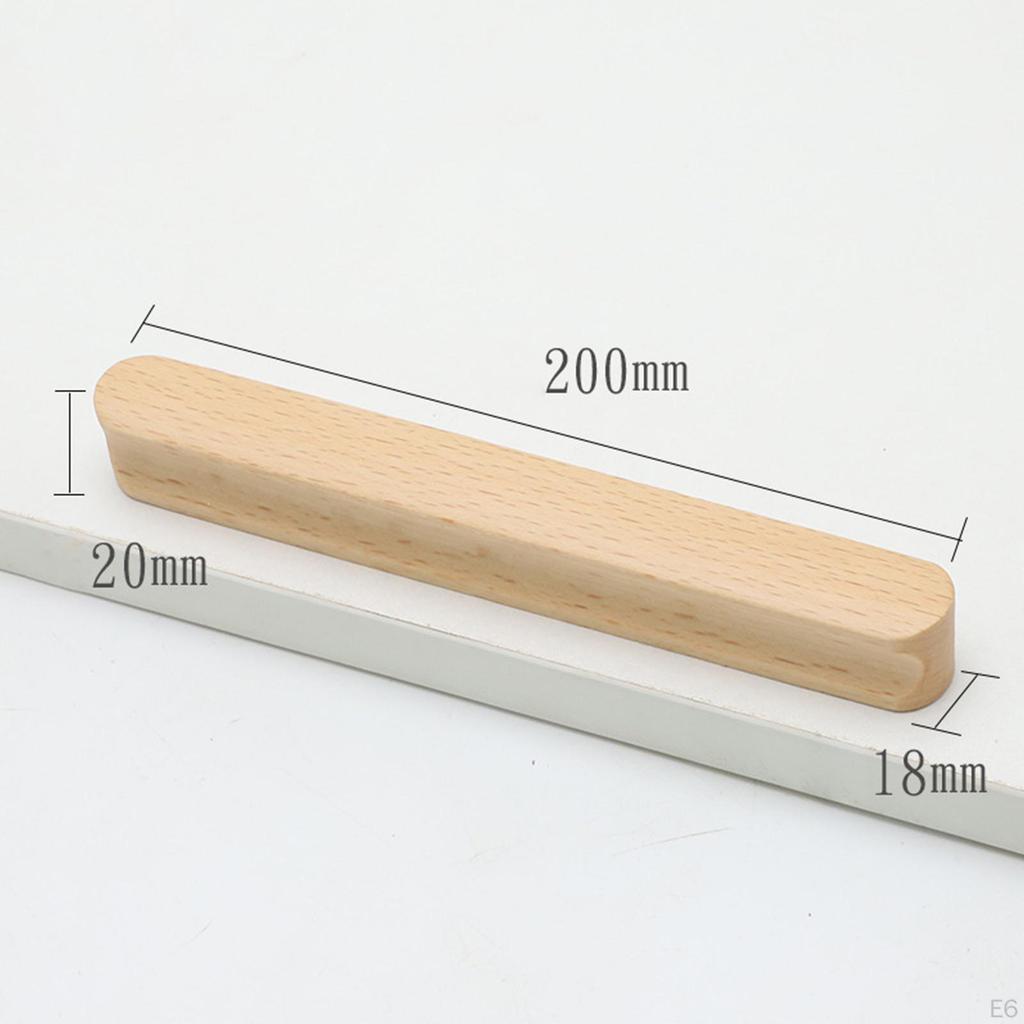 Drawer Handles, Dresser Kitchen Wooden Knobs, Cabinet Decorative Handles for