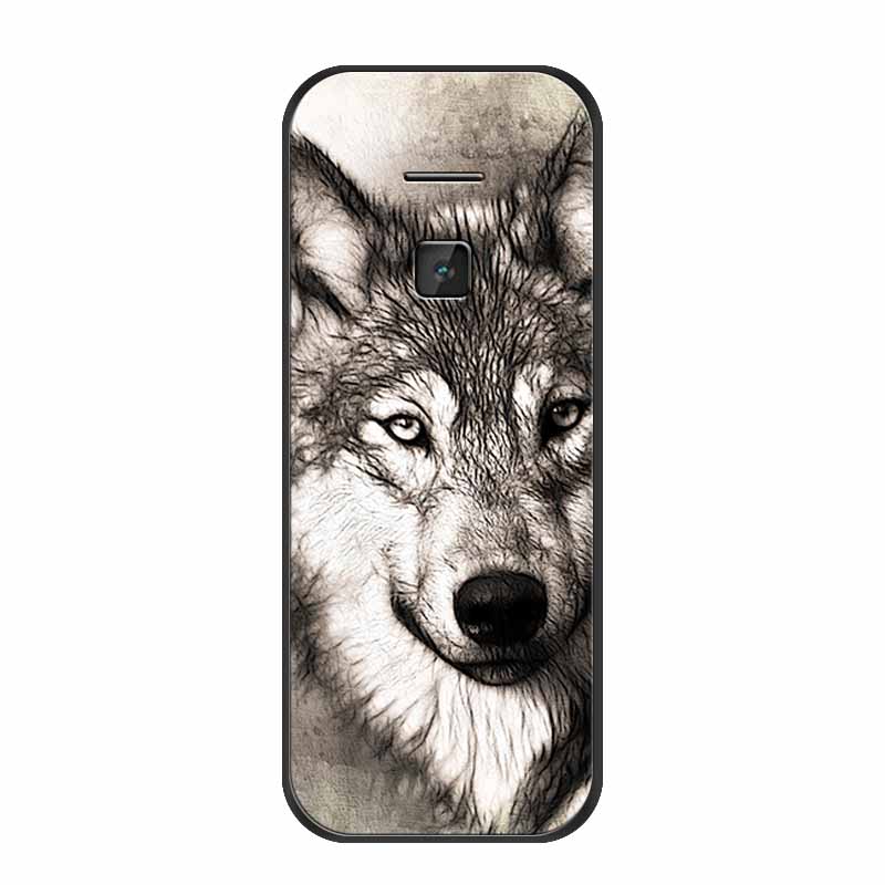 For Nokia 215 4G 2020 Case Animals Soft Silicone TPU Cover Phone Cases For Nokia215 TA-1278 Wolf Protector Cool Shockproof funda
