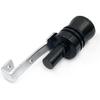 DEVMO 2Pcs XL Size Aluminum Alloy Universal Turbo Sound Exhaust Muffler Pipe Whistle Car Roar Maker (XL-Black)