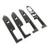 4 Pcs Door Window Control Panel Cover Carbon Fiber Style Glass Lift Button Decoration Sticker for Bronco Sport CX430 4