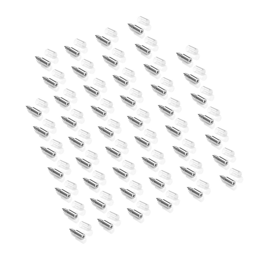 10/50 szt. Wkręt samogwintujący Uchwyt płyty warstwowej Wsporniki przegrody szafy Wkręt mocujący z tuleją antypoślizgową Łatwy w montażu