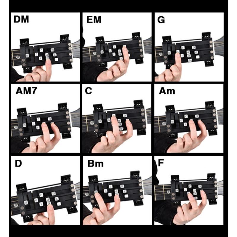 Guitar Learning with Chord Changing Tool Guitar Chord Learning Systems Quick Change Guitar Chords Guitar Training Device