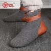 YRZL Men Shoes Winter Male Boots Men's Warm Slipper Flats Soft Non-slip Man Casual Shoes Comfortable Home Indoor Slippers Men