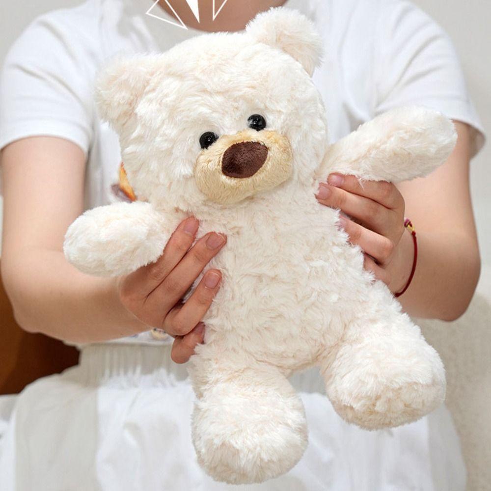 Soft Brown Bear Plush Toy Cartoon Bear Stuffed Dolls Animal Bear Plush Doll  Kids Holiday Gifts