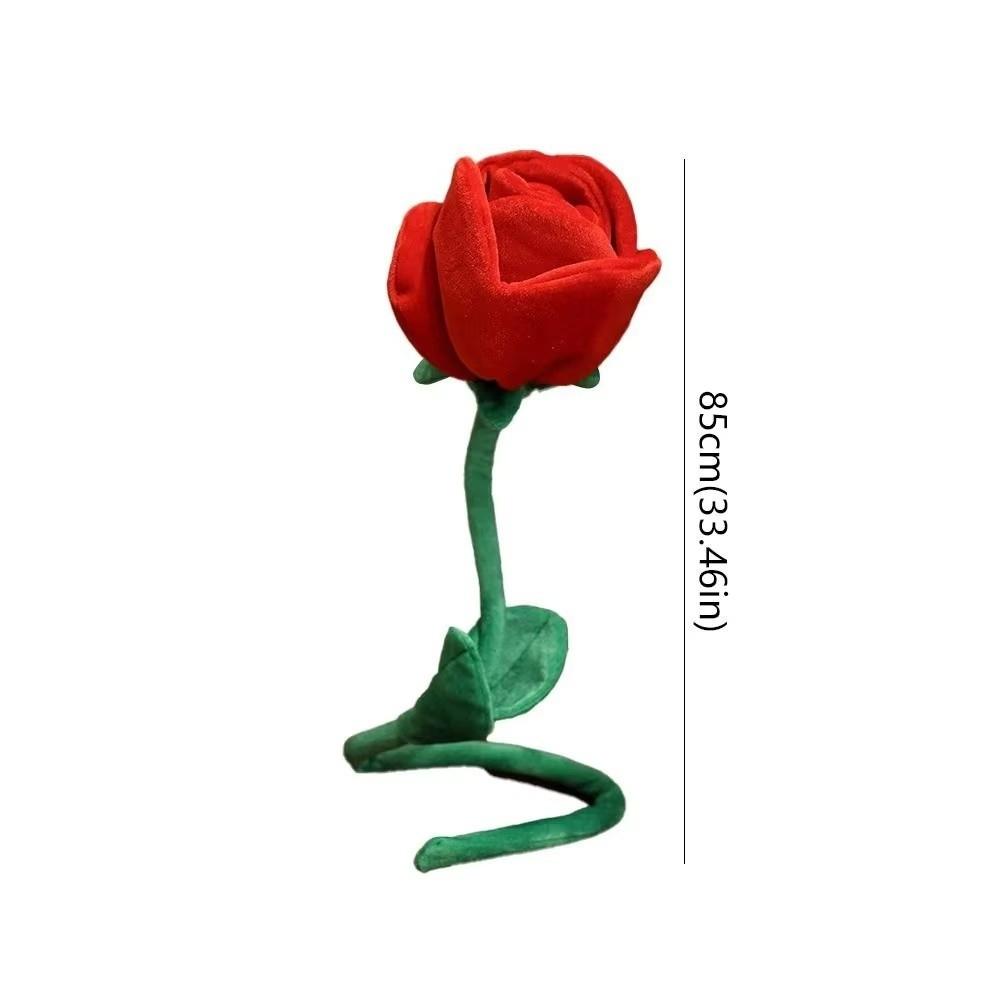 Simulation Artificial Roses Large Rose Plush Toys Gifts Gift Props and Bouquets  Home