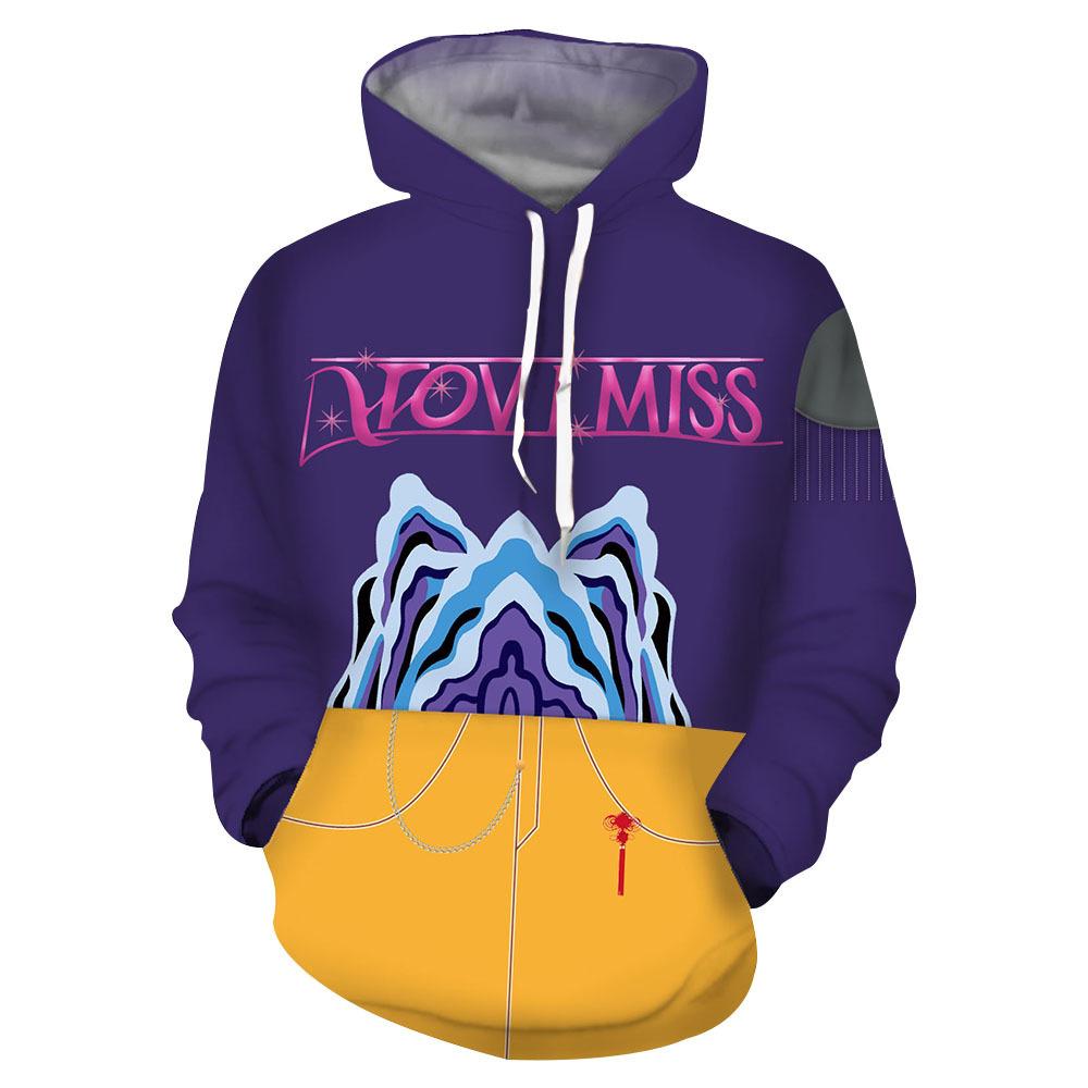 For K-POP witch hunter group cos clothing Rumi cosplay sweatshirt jacket clothing(XL)