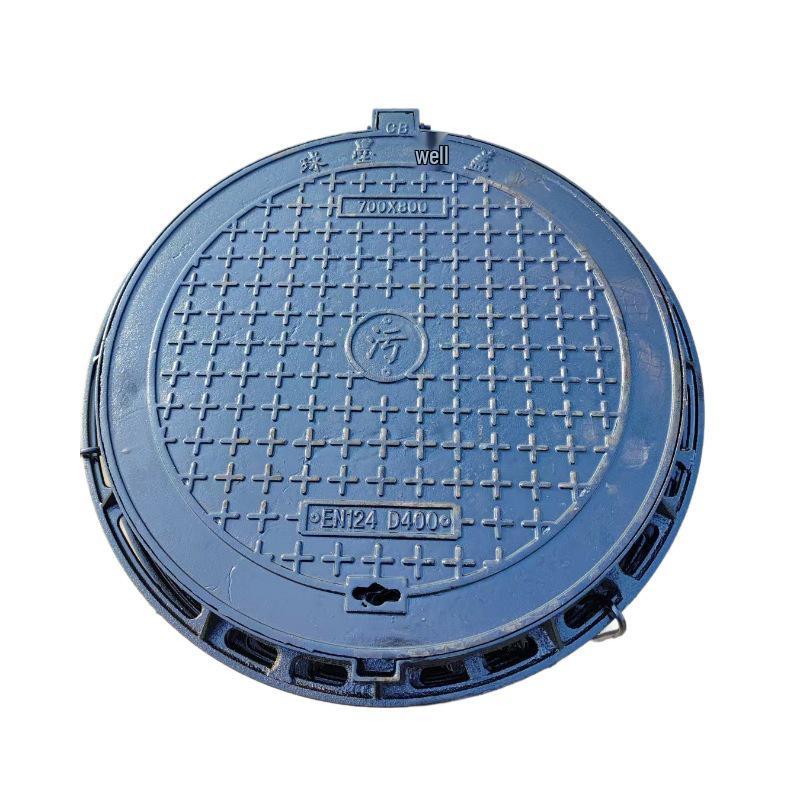 D400 Heavy-Duty Ductile Iron Manhole Cover for Sewage and Rainwater