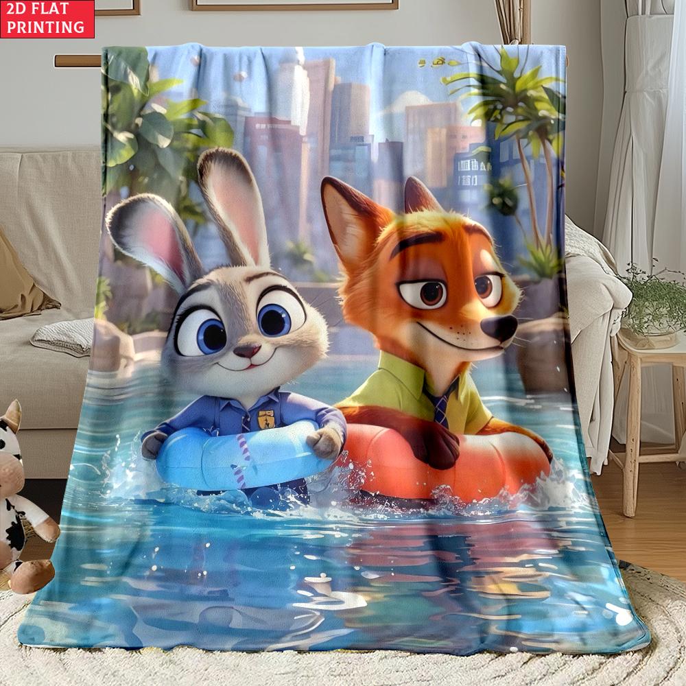 Judy & Nick Thin Flannel Blanket for Bedrooms,Living Rooms,Sofas Blankets,Lunch Breaks,Picnics,blankets Fluffy Blanket