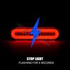 Motorcycle 3 In 1 LED Brake Tail Light DRL Sequential Turn Signal Lamp for Cafe Racer Moto ATV UTV UTE Truck Trailer RV 12V 24V