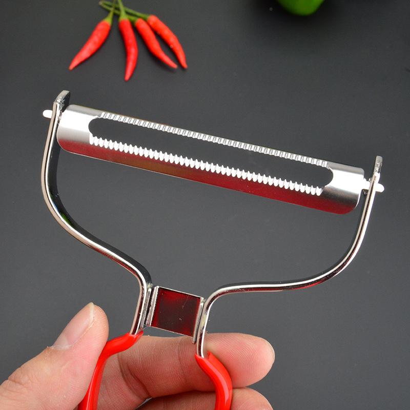 Wide Mouth Stainless Steel Cabbage Grater with Silicone Handle Vegetable Potato Shredder Peeler Slicer Cutter Kitchen Gadgets