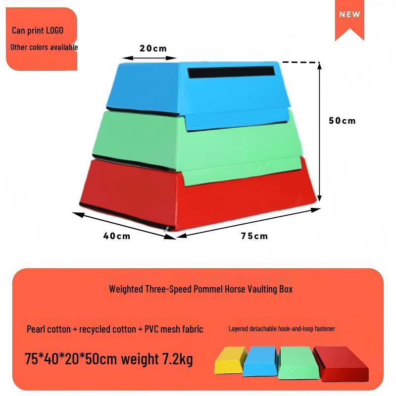 Fengyi Children s Soft Pommel Horse & Vaulting Box Set