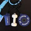 Water Cups Barbell Plates Keychain Detachable Fitness Series Pendant  Bodybuilder