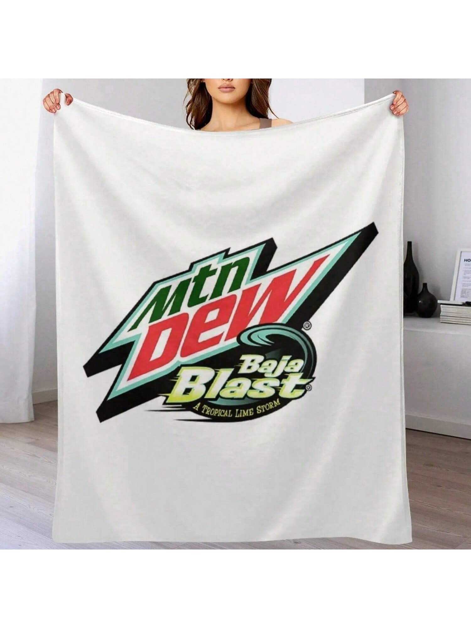 Baja Blast T-ShirtBaja Blast Throw Blanket Single Sofa Throw Quilt Furry Blankets S разноцветный