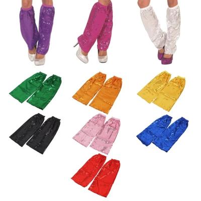 Třpytivé návleky na nohy Párty šaty Ponožky nad kolena Nový taneční kostým Unisex