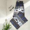 Elephant Pants Adjustable Elastic High Waistband Strap Loose Leg Unisex Man Women Print Thailand Casual Streetwear Beach Bohemian Retro Vintage