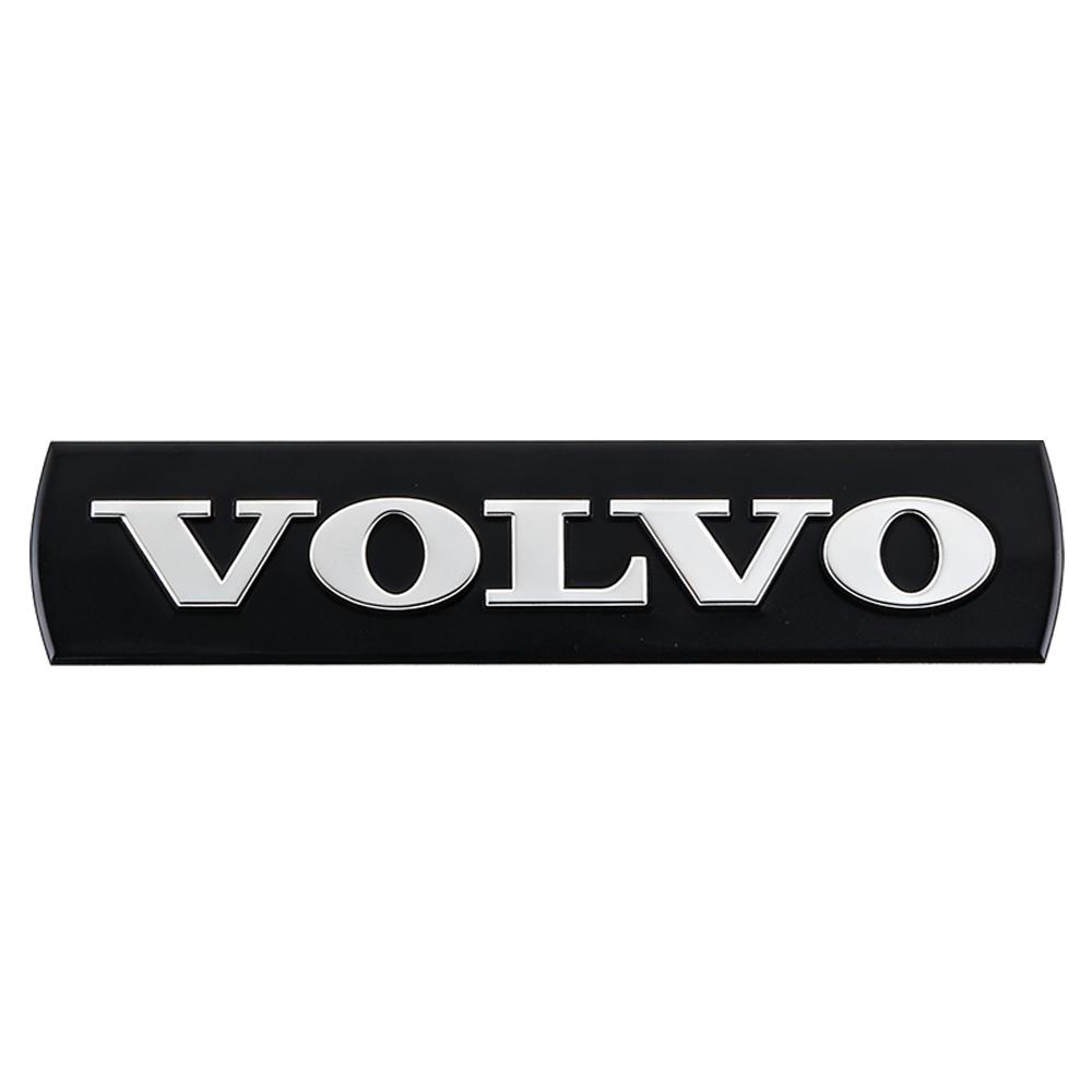Car Front Grille Logo Letter Decorative Badge Accessories Steering Wheel Sticker for Volvo Rdesign XC90 S60 XC60 V70 S80 S40 V50